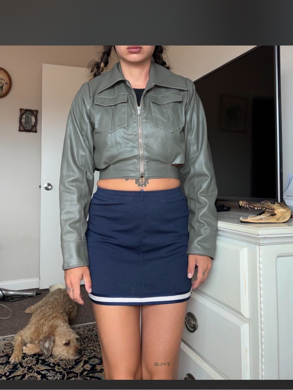 Leather jacket
